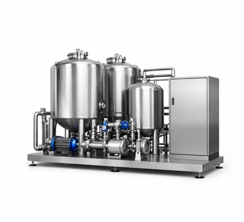 食品廠大型不鏽鋼槽桶、發酵槽、儲存槽拆除